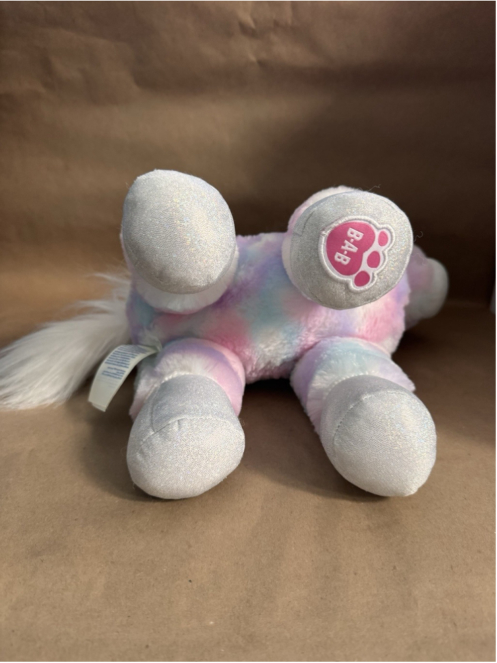 Build-A-Bear Beary Fairy Friends Enchanted Unicorn 2022 Rainbow Tag Attached - Picture 5 of 8